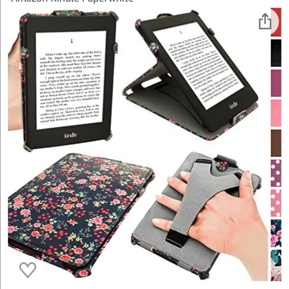 Kindle case. Holds kindle Amazon kindle paperwhite